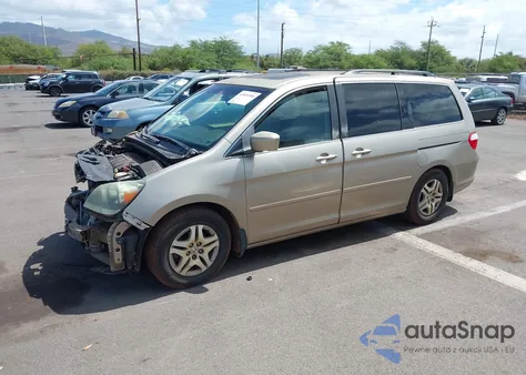 2005 Honda Odyssey Ex-L z USA, uszkodzony, nr VIN 5FNRL38765B052856